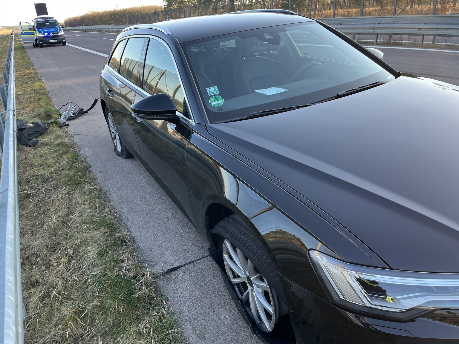 Unfall A14