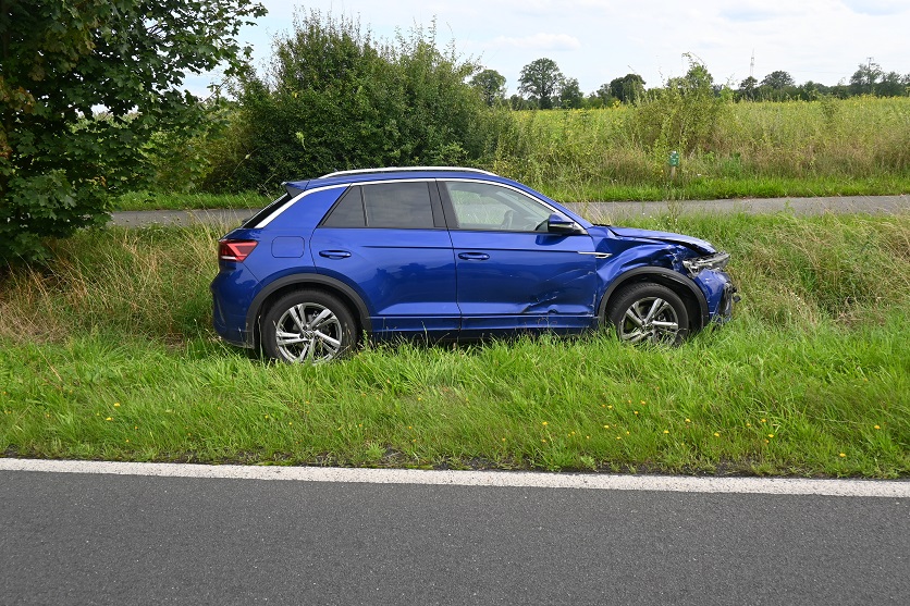 verunfallter PKW bei Neuferchau